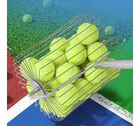 Raccoglitore di palline da tennis leggero in acciaio inossidabile per