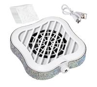 Raccoglitore di polvere per unghie, in materiale ABS, 13,5 cm, silenzioso, per manicure, potente collettore di polvere da tavolo per salone, casa, principianti, cura delle unghie