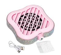 Raccoglitore di polvere per unghie, in materiale ABS, 13,5 cm, silenzioso, per manicure, potente collettore di polvere da tavolo per salone, casa, principianti, cura delle unghie