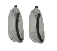 Raccoglitore di polveri autoadescante per smerigliatrice da parete per levigatrice a canna lunga, strumento di ricambio in plastica grigia (2 pezzi)