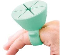 Raccoglitore di scarti di diserbo verde, strumento per diserbo per vinile, ventose in silicone, strumento per diserbo in vinile con anello, per smaltire vinili, scolpire album di ritagli