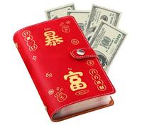 Raccoglitore di sfida di risparmio di denaro - Libro di stoccaggio per banconote di alta qualità con 50 tasche per il budget e il monitoraggio delle spese, organizzatore finanziario per di