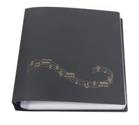 Raccoglitore di Spartiti 60 Pagine Cartella Piatta Antiriflesso per Bande Orchestre Cori Scolastici con 40 Tasche Organizzative