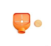 Raccoglitore di trucioli di perforazione per bottiglie di plastica standard, migliora la tua esperienza di perforazione (arancione)