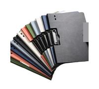 Raccoglitore Documenti 2psc A4 Document File Envelopes Folder Lock Button Design Larger Capacity Organizer Bag Holder Waterproof(White)