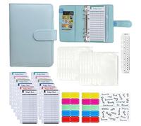 Raccoglitore Documenti，A6 Raccoglitore Portafoglio，Budget Planner con 12 Buste e foglio di bilancio di spesa (30 Pezzi)