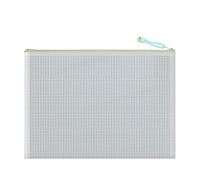 Raccoglitore Documenti Borsa for documenti trasparente impermeabile Carta di prova portatile for con griglia A4 addensata(Green-10pcs)