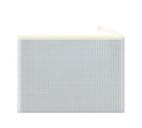 Raccoglitore Documenti Borsa for documenti trasparente impermeabile Carta di prova portatile for con griglia A4 addensata(Yellow-10pcs)