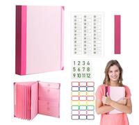 Raccoglitore Documenti If I Die, Cartella Documenti In Case I Die, Rosa, Generico