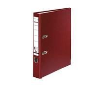 Raccoglitore ecologica originale Falken Recycolor. Prodotto in Germania. Raccoglitore ad anelli con rivestimento esterno colorato, 5 cm, DIN A4, colore: bordeaux. Certificazione Blauer Engel, neutralità climatica.