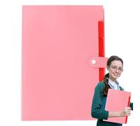 Raccoglitore espandibile - Organizer per ricevute portatile in formato A4, custodia a fisarmonica multifunzione a 7 sezioni con etichette colorate | Fornitura di gestione delle fatture sostenibile per