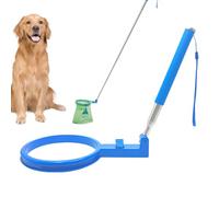 Raccoglitore Feci Cani - Plastica Resistente, Paletta Pieghevole, Manico Estensibile | Design Compatto Con Chiusura Igienica Feature, Strumento Rifiuti Animali Per Passeggiate All’aperto Viaggi Parchi