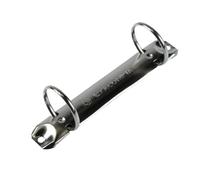 Exacompta - 54372E - Conf. da 20 Raccoglitori Rigidi Foderati Polipropilene - 2 Anelli Tondi 30 mm - Dorso 40 mm - Dimension Esterne 26x32 cm per Formato A4 - Colore Blu