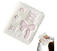 Raccoglitore Fotocard Peluche, Quaderno A6 Con Pagine Interni Per Raccolta Adesivi E Carte, Taccuino Portatile ad Adesivi, per Ricevute Biglietti Progetti Creativi Scrapbooking Scuola Casa DIY