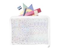 Raccoglitore In Carta Trasparente Ricaricabile - Organizer Per Notebook Trasparente A5, Album Tascabile Con Cerniera | Copertina Riutilizzabile A Fogli Mobili, Cartella Portaoggetti In, Ideal