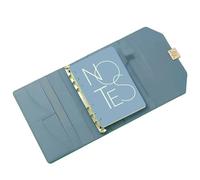 Raccoglitore in pelle, ricaricabile, con chiusura a libro, 200 pagine, a righe, per donne, studenti, pianificazione e pianificazione professionale