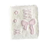 Raccoglitore In Peluche, Design Morbido Ed Elegante Con Pagine Interne, 21x18x4,5 Cm, Libro Porta Adesivi A6, Raccoglitore Fotografico Portatile, Soluzione Di Archiviazione Multiuso, Per Studenti, Scr