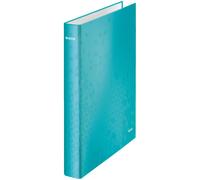 Raccoglitore Leitz Laminato WOW A4 2 Anelli A D 25mm Blu Ghiaccio