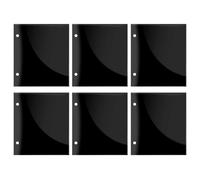 Raccoglitore musicale - 6 pezzi A4 - Organizer con manicotti di conservazione, libro espositore per opere d'arte, foto, coro e coro, tromba, nastro, aula ed esercizio, rilegatura leggera durevole per