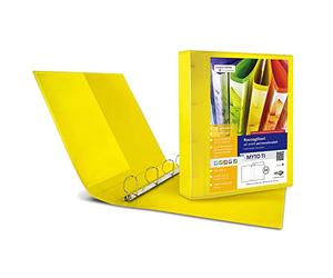 Raccoglitore MYTO TI 17 A4 4D 22x30cm giallo personalizzabile SEI ROTA