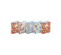 Raccoglitore Nature Flowers - A4 - 27x32cm - 4anelli - dorso 4cm - Pigna
