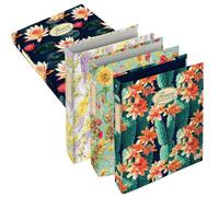 Raccoglitore a 4 anelli Pigna Nature Flowers 27x32 cm anelli 30 mm (5 Pz)