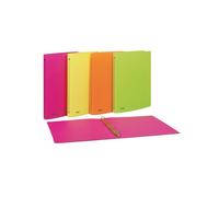 Raccoglitore a 4 anelli in PPL Neon D 15 assortiti fluo - 400066847