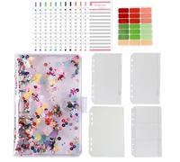 Raccoglitore Notebook A6, Raccoglitore Ad Anelli per Budget, Raccoglitore di Bilancio, Raccoglitore Ad Anelli A6, Adatto per la Pianificazione Finanziaria Sempre e Ovunque