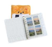 Raccoglitore Organizer per Adesivi,Cane di Peluche A5 a Sei Anelli Ricaricabile | Album Morbido per Collezione Adesivi - per la Collezione di Scrapbooking, la Scuola, l'Ufficio e i Viaggi