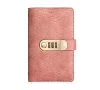 Raccoglitore per 100 buste, con chiusura a chiave, per risparmiare denaro, con buste per contanti, libro sfidante per risparmiare, facile raggiungere con successo i tuoi obiettivi di risparmio (rosa