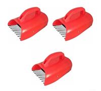 Raccoglitore per bacche con pettine in metallo, manico ergonomico per una comoda raccolta della frutta, set di 3 attrezzi progettato per piccole bacche come mirtilli e more