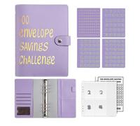 Raccoglitore per buste | Raccoglitore per la del denaro - Sfide di risparmio di libri economici con buste per contanti per pianificare il budget e risparmiare denaro