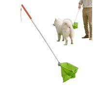 Raccoglitore per cani per giardino,Raccoglitore telescopico a manico lungo per animali da compagnia | per rifiuti regolabile per gattini, per soggiorno, giardino, campeggio all'aperto,