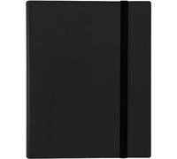 Raccoglitore per Carte Collezionabili, 9 Tasche, Capacità 360 Carte, Impermeabile, Nero con Elastico