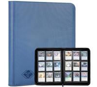 Raccoglitore per carte collezionabili, 9 tasche per carte sportive da baseball, calcio, 432 caricamento laterale, adatto per MTG Yugioh, porta album fotografico MTG, facile da usare, raccoglitore per