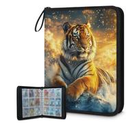 Raccoglitore per carte collezionabili a 9 tasche, contiene 900 carte con 50 maniche rimovibili double-face, cartella per album da collezione di carte sportive compatibile con carte da gioco TCG MTG