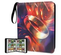 Raccoglitore per carte collezionabili con 900 tasche per carte MTG/YGO/TCG, borsa portatile impermeabile con maniche rimovibili, libro di carte per Magic the Gathering Lord of the Rings