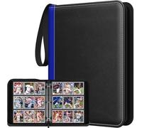 Raccoglitore per carte collezionabili con maniche, 9 tasche premium 720 a doppia faccia in PU, raccoglitore per album da collezione per MTG, TCG, carte sportive, carte da gioco