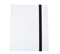 Raccoglitore per carte con pagine trasparenti, White A | Pagine trasparenti per facce carte trasparenti, organizzazione tascabile separata, raccolta raccolte tra le