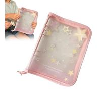 Raccoglitore per carte, formato A5, con 20 pagine sostituibili a 4 scomparti, trasparente, impermeabile, per adulti, studenti, amanti degli anime, fan della famiglia e degli amici