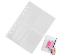 Raccoglitore Per Carte Fotografiche A5 | Buste Per Carte Fotografiche Photocard Binder | Buste Per Portafoto Con Raccoglitore A5 Satinato Traslucido, Mini Album Fotografico A 6 Fori Per Foto, Imm