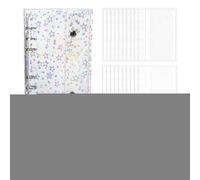 Raccoglitore Per Collezione Adesivi,Vuoto Trasparente Olografico,Album Per Adesivi - Per Studio Appunti Disegni A Mano Cartoline Ragazze Studenti Bambini Adolescenti Viaggio Scuola Camera