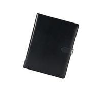 Raccoglitore per conferenze in pelle Clipboard cartella aziendale documento organizzatori con appunti 4 anelli rilegatura documento custodia file ufficio con tasca