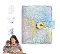 Raccoglitore per contanti | A7 Macaron Color Cash Stuffing Binder - Raccoglitore impermeabile per banconote alla moda per budgeting, risparmio di denaro