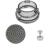 Raccoglitore per fondi di caffè, accessori per macchine da caffè espresso da 54 mm, con rete magnetica a goccia, previene la dispersione del terreno, materiale trasparente in PC+ABS, design pulito per