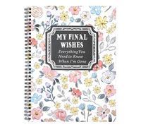 Raccoglitore per pianificatore di fine vita, con scritta in lingua inglese "Sorry It's Your Problem Now Because I'm Dead End of Life Planner Funny Death Note (grigio e rosa)