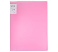 Raccoglitore per Portfolio A3 Rosa Buste trasparenti | Copertine Rigide, Rilegatura Sicura, Angoli Arrotondati, per Studenti d'Arte e Illustratori