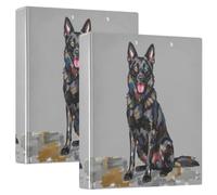 Raccoglitore per quaderni, 3 anelli da 3,8 cm, portablocco tascabile | Organizer per documenti con chiusura in metallo dorato, 200 fogli, per ufficio, scuola, casa, ricette, ricevute