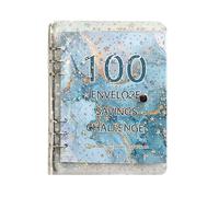 Raccoglitore per risparmiare denaro, 100 buste di risparmio di denaro, Libro di pianificatore di bilancio A5, Il raccoglitore di di 100 buste motiva la tua economia per il viaggio