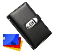 Raccoglitore Per Risparmiare Denaro - Lucchetto Con Combinazione A 3 Cifre Integrato, Slot Per Carte Riutilizzabili, Busta Per Contanti, Strumento Di Budget Per Lucchetto Portatile | Raccoglitore Di S